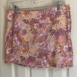 Altar'd State Floral, Cottagecore, Fairycore Mini Skirt